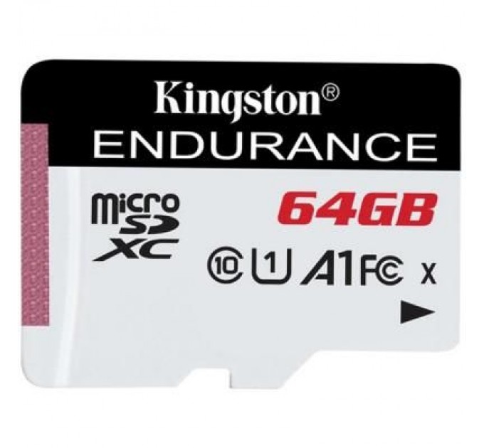 Kingston Карта пам'яті Kingston 64GB microSDXC class 10 UHS-I U1 A1 High Endurance (SDCE/64GB)