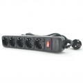 Merlion Мережевий фільтр живлення Merlion 5 розеток, 1,8 м (B518)