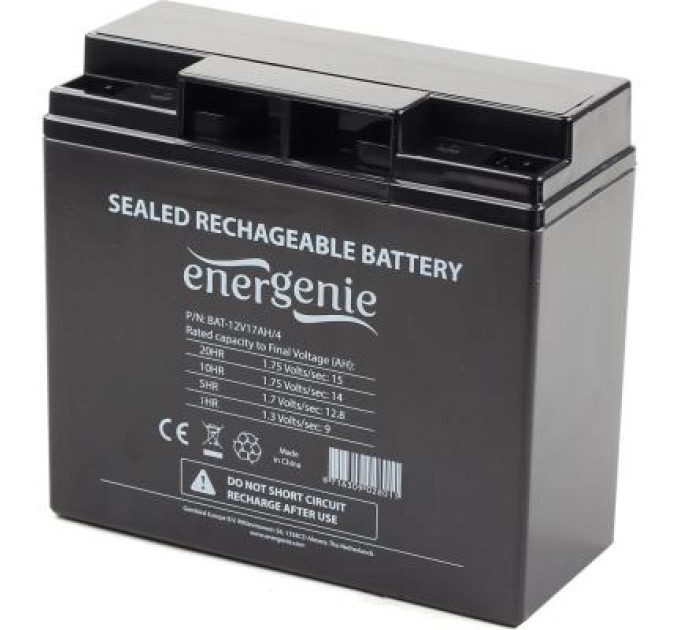 EnerGenie Батарея до ДБЖ EnerGenie 12В 17 Ач (BAT-12V17AH/4)