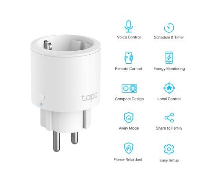 Розумна розетка TP-Link Tapo P115 (1-pack) (Tapo P115(1-pack))
