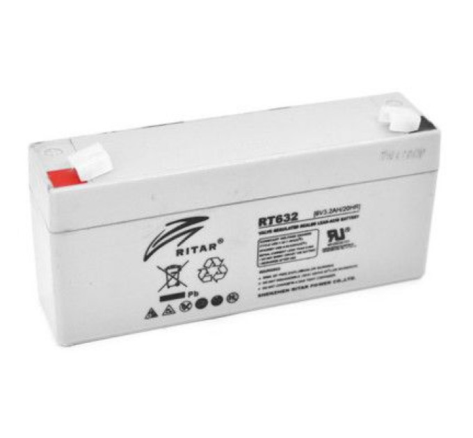 Ritar Батарея до ДБЖ Ritar AGM RT632, 6V-3.2Ah (RT632)