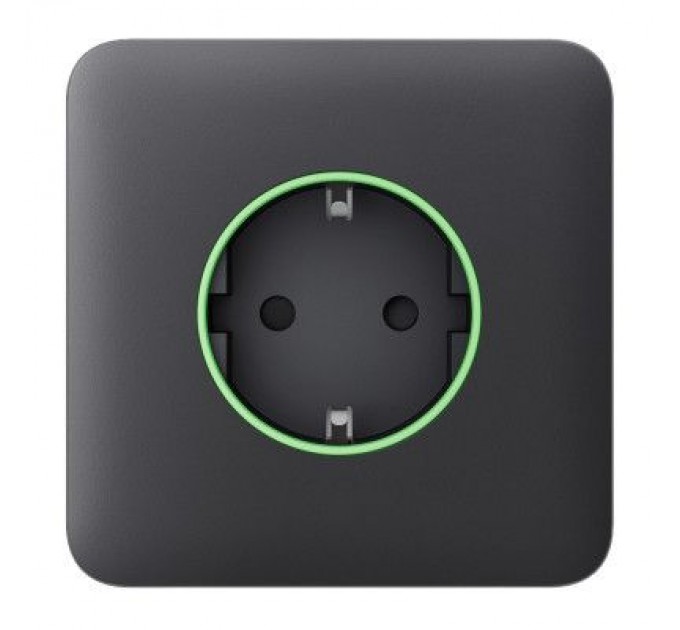 Розумна розетка Ajax SoloCover graphite