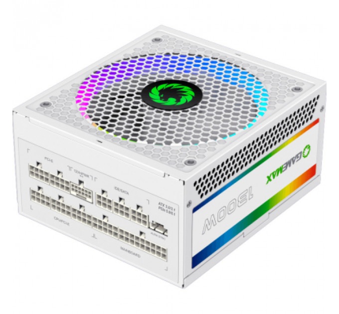 Блок живлення Gamemax 1300W RGB-1300 WH (RGB-1300 WH (ATX3.0/3.1 PCIe5.)