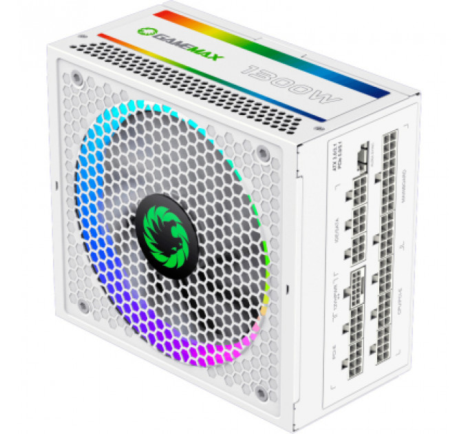 Блок живлення Gamemax 1300W RGB-1300 WH (RGB-1300 WH (ATX3.0/3.1 PCIe5.)