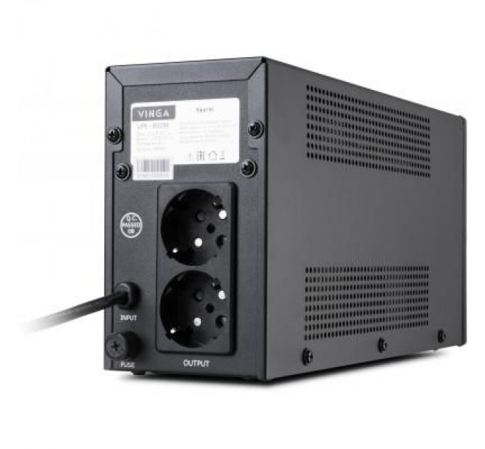 Vinga Пристрій безперебійного живлення Vinga LED 800VA metal case (VPE-800M)