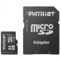 Patriot Карта пам'яті Patriot 64GB microSD class10 UHS-1 (PSF64GMCSDXC10)