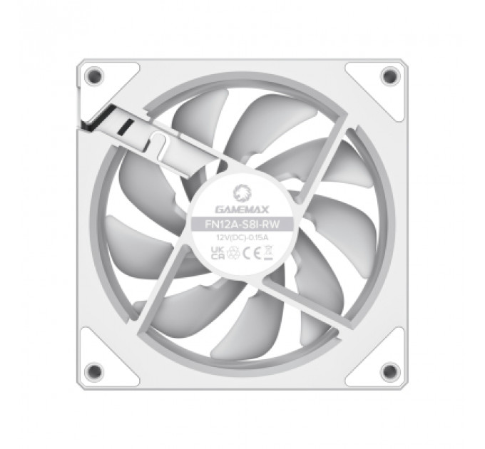 Кулер до корпусу Gamemax FN12A-S8I-RW