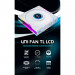 Кулер до корпусу Lian Li Reverse TL LCD 140-1, White (G99.14RTLLCD1W.00)