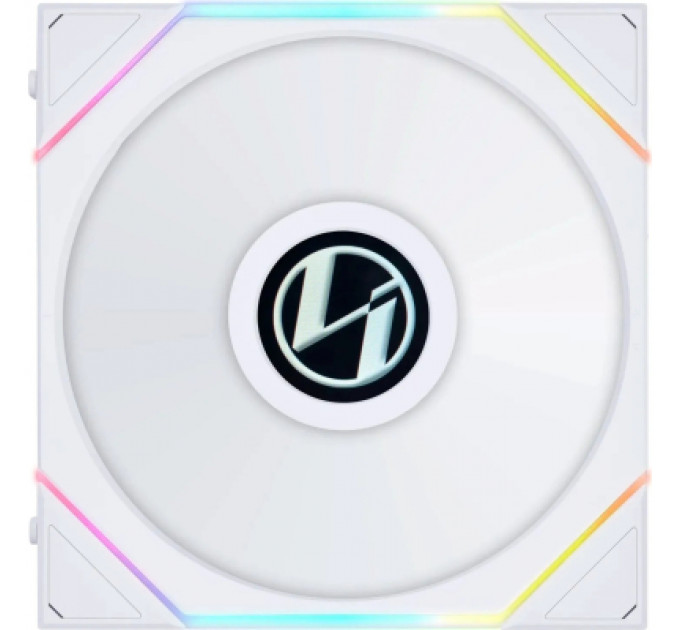 Кулер до корпусу Lian Li Reverse TL LCD 140-1, White (G99.14RTLLCD1W.00)