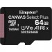 Kingston Карта пам'яті Kingston 64GB micSDXC class 10 A1 Canvas Select Plus (SDCS2/64GB)
