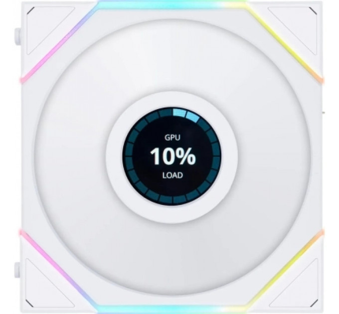 Кулер до корпусу Lian Li TL LCD 140-1, White (G99.14TLLCD1W.00)