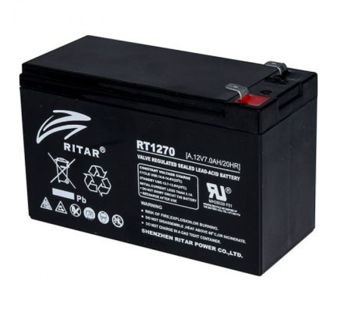Ritar Батарея до ДБЖ Ritar AGM RT1270B, 12V-7Ah (RT1270B)