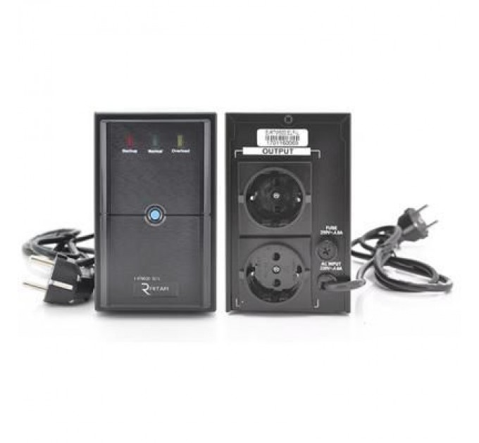 Ritar Пристрій безперебійного живлення Ritar E-RTM500 (300W) ELF-L (E-RTM500L)