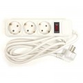 PowerPlant Мережевий фільтр живлення PowerPlant 1.8 м, 3 розетки, евростандарт (JY-1054/1.8) (PPSA10M18S3)