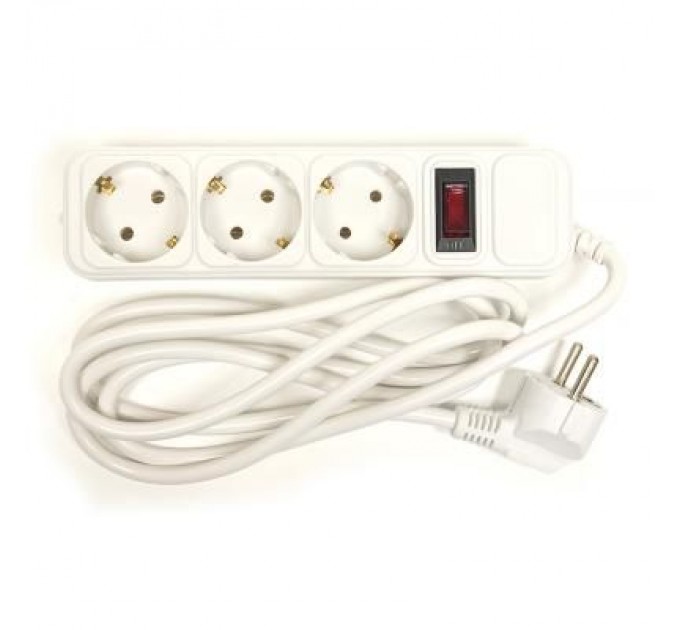 PowerPlant Мережевий фільтр живлення PowerPlant 1.8 м, 3 розетки, евростандарт (JY-1054/1.8) (PPSA10M18S3)