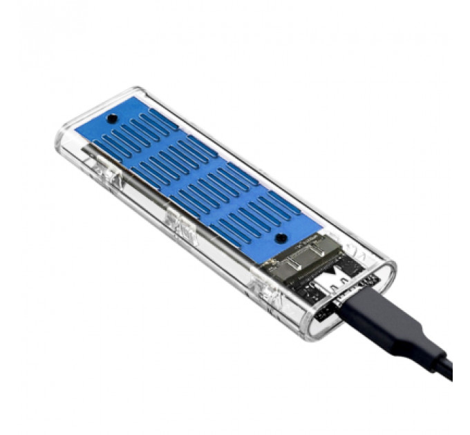Кишеня зовнішня Dynamode M.2 SSD NVMe/SATA combo ч-з USB3.2 GEN2 Type-C (DM-CAD-SSD09)