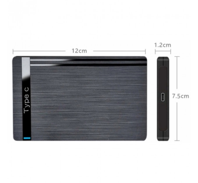 Кишеня зовнішня Dynamode 2.5" SATA/SSD HDD - USB 3.1 Type-C (DM-CAD-25317C)