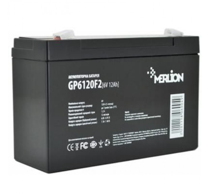 Merlion Батарея до ДБЖ Merlion 6V-12Ah (GP612F2)