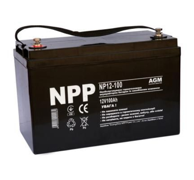 NPP Батарея до ДБЖ NPP 12В 100 Ач (NP12-100)