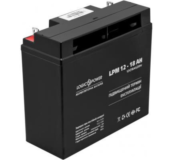 LogicPower Батарея до ДБЖ LogicPower LPM 12В 18Ач (4133)