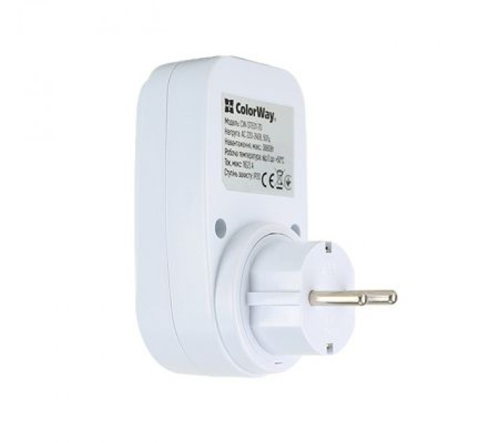 Розумна розетка ColorWay CW-STE01-7D