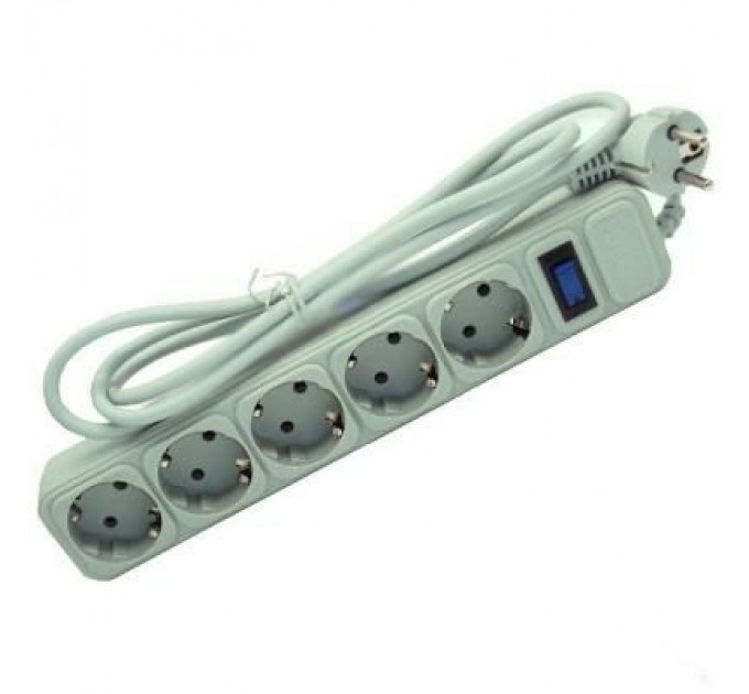 Merlion Мережевий фільтр живлення Merlion 5 розеток, 3 м (G530)