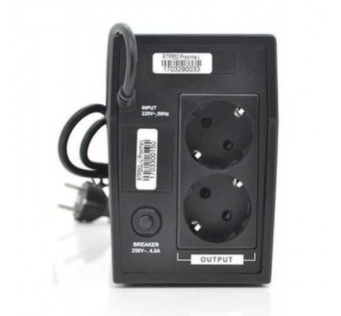 Ritar Пристрій безперебійного живлення Ritar RTP850 (510W) Proxima-L (RTP850L)
