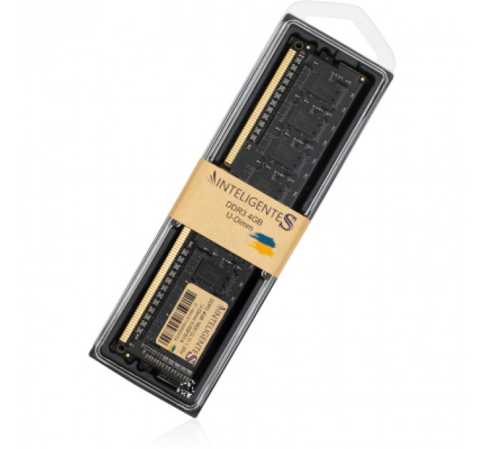 Модуль пам'яті для комп'ютера DDR3L 4GB 1600 MHz INTELIGENTES (IU3BFB1/4)
