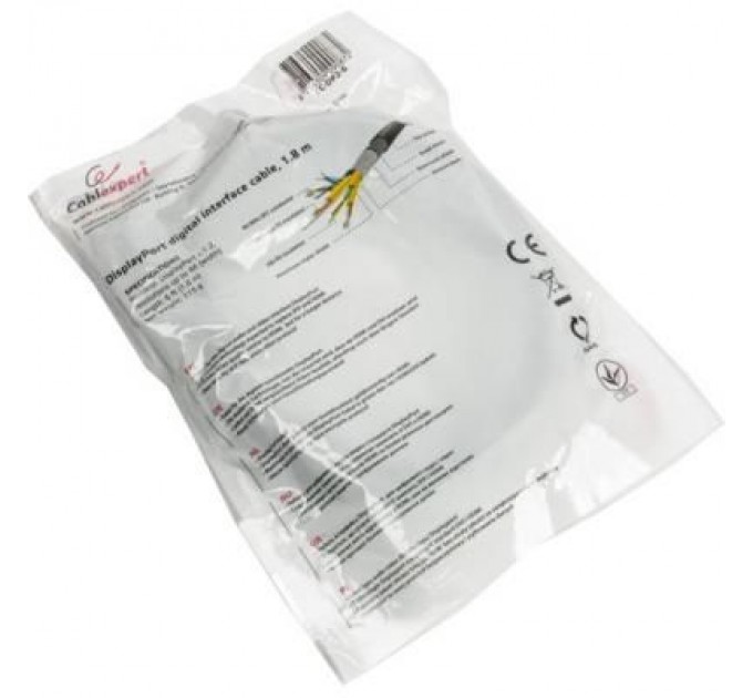 Cablexpert Кабель мультимедійний Display Port to Display Port 1.8m v1.2 Cablexpert (CC-DP2-6)