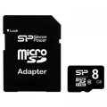 Silicon Power Карта пам'яті Silicon Power 8GB microSD class 10 (SP008GBSTH010V10SP)