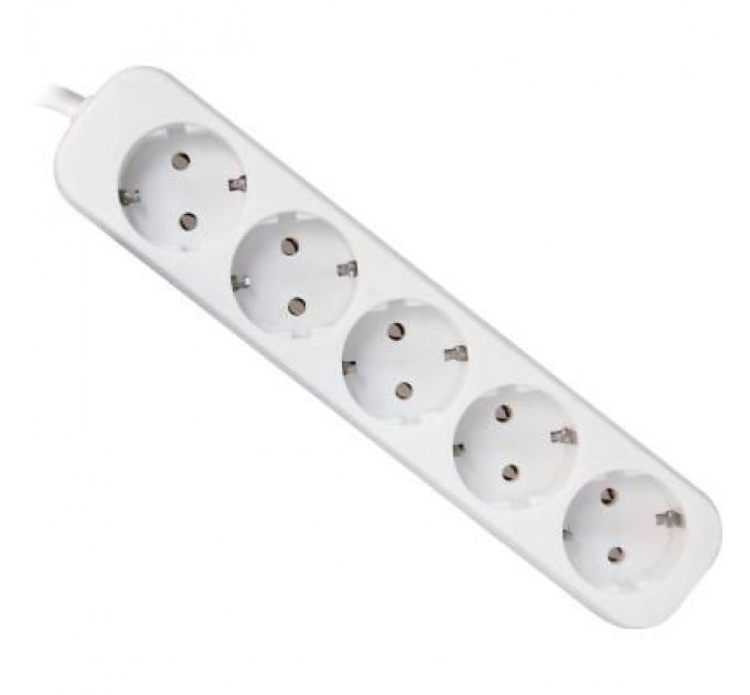 Мережевий подовжувач Defender E530 3.0 m 5 роз white (99230)