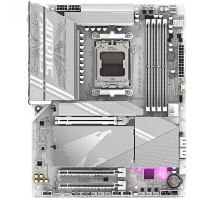 Материнська плата GIGABYTE X870 AORUS ELITE WIFI7 ICE (X870 A ELITE WF7 ICE)