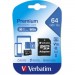 Verbatim Карта пам'яті Verbatim 64GB microSDHC Class 10 (44084)