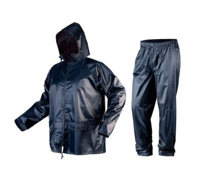 Neo Tools Костюм робочий Neo Tools дощовик (куртка + штани), розмір L, щільність 170 г / м2 (81-800-L)