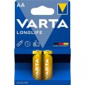Varta Батарейка Varta AA Longlife лужна * 2 (04106101412)
