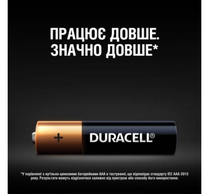Duracell Батарейка Duracell AAA лужні 2 шт. в упаковці (5000394058170 / 81484984)