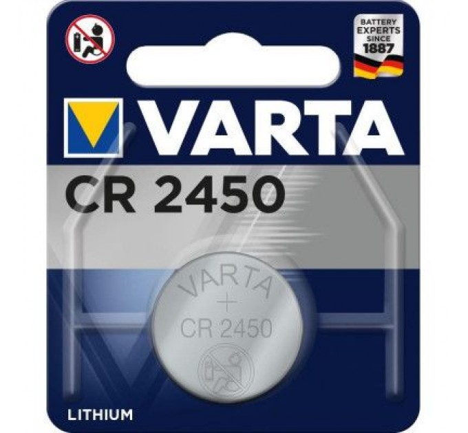 Батарейка Varta CR2450 Lithium (06450101401)