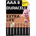 Duracell Батарейка Duracell AAA лужні 8 шт. в упаковці (5000394203341 / 81480364)
