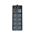 REAL-EL Мережевий фільтр живлення REAL-EL RS-8F USB CHARGE 3m, black (EL122300004)
