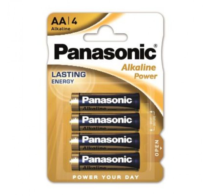 Panasonic Батарейка Panasonic LR06 Alkaline Power * 4 (LR6REB/4BPR)