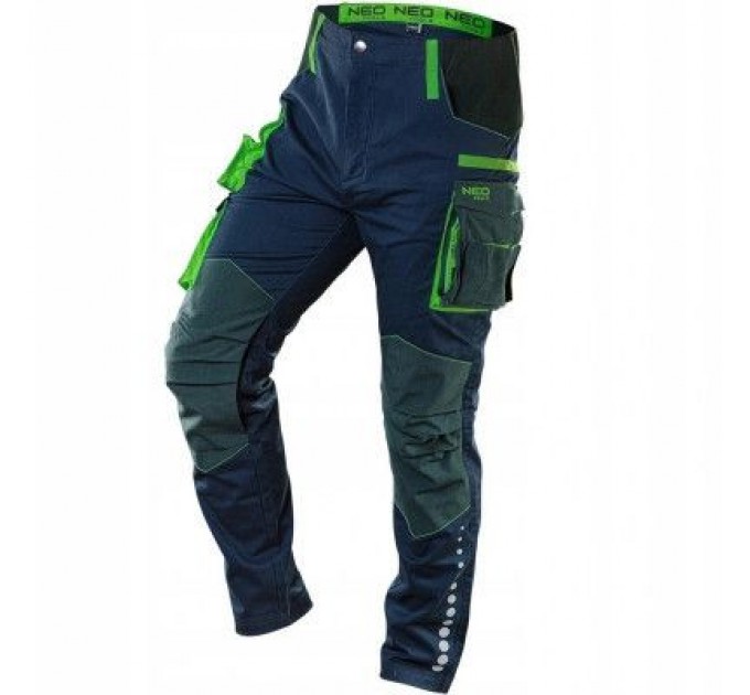 Штани робочі Neo Tools Premium, розмір M (50), 270 г/м2, еластан з посиленою тканин (81-226-M)