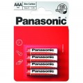 Panasonic Батарейка Panasonic AAA R03 RED ZINK * 4 (R03REL/4BP)