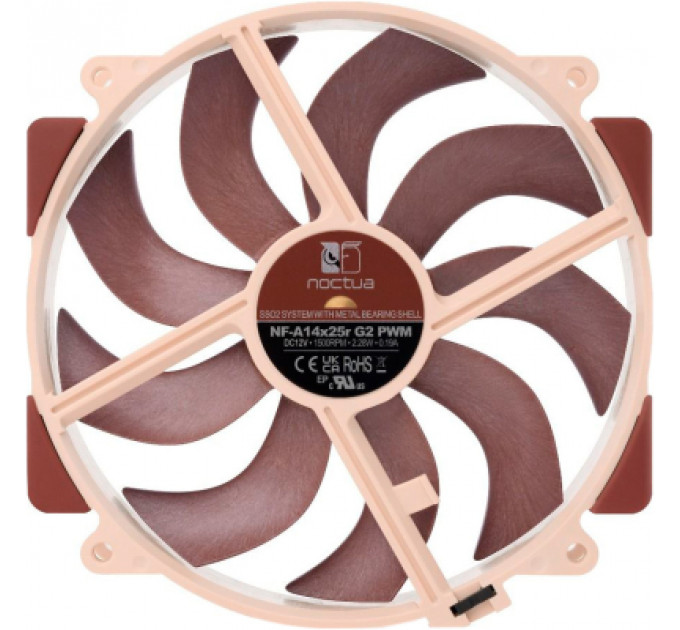 Кулер до корпусу Noctua NF-A14x25r G2 PWM