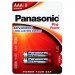 Panasonic Батарейка Panasonic AAA LR03 Pro Power * 2 (LR03XEG/2BPR / LR03XEG/2BP)