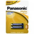 Panasonic Батарейка Panasonic AAA LR03 Alkaline Power * 2 (LR03REB/2BP)