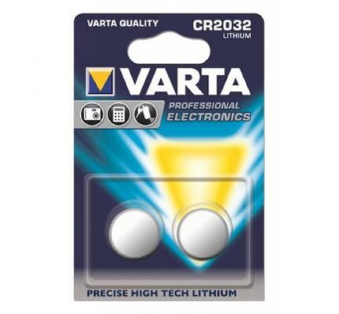 Varta Батарейка Varta CR 2032 Lithium * 2 (06032101402)