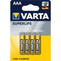 Varta Батарейка Varta SUPERLIFE Zinc-Carbon R03 * 4 (02003101414)