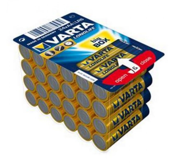 Батарейка Varta LONGLIFE ALKALINE * 24 box (04106301124)