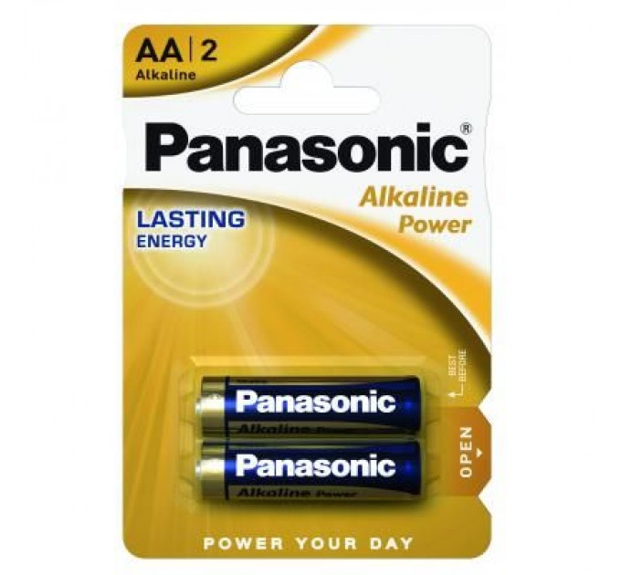 Panasonic Батарейка Panasonic LR06 Alkaline Power * 2 (LR6REB/2BP)