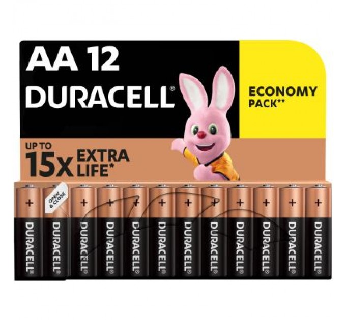 Duracell Батарейка Duracell AA лужні 12 шт. в упаковці (5000394006546 / 81551275)